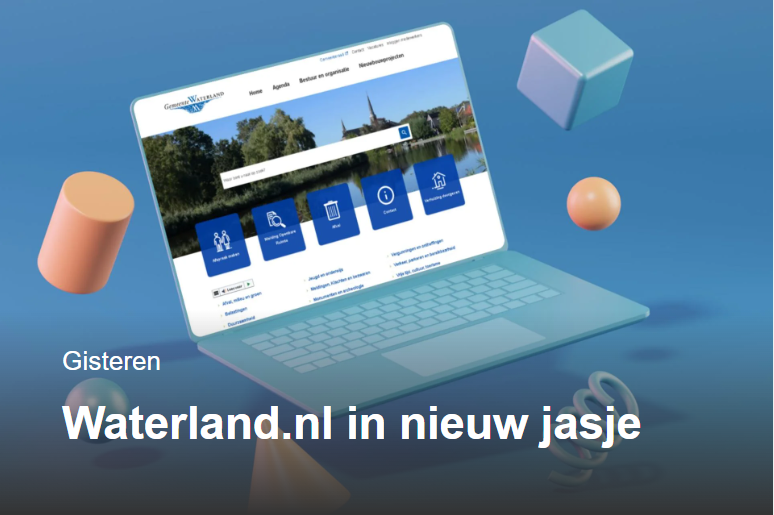 Waterland.nl in nieuw jasje